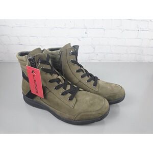 LGND Mens 11 CALI Boot Olive Green Suede Leather NEW